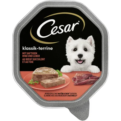 Schale 150g Klassik Terrine mit zartem Rind und Leber
