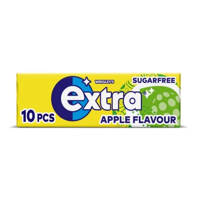Extra Apple Sugarfree Chewing Gum 10 Pieces