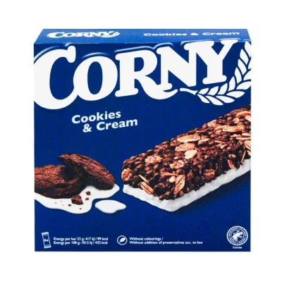 CORNY bars 6X23g - Cookies Cream