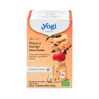 tea YOGI cold brew 15X1.8g (27g) - Peach & Mango