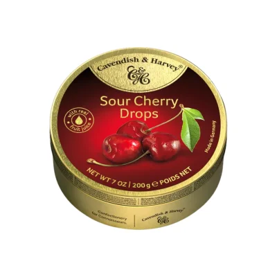 Cavendish & Harvey Sour Cherry Drops 200g
