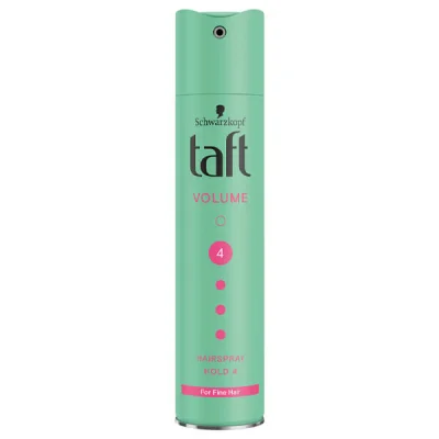 TAFT HAIR SPRAY 250ml No.4 VOLUME GREEN