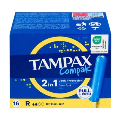 TAMPAX Compak tampons 16pcs - Regular