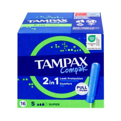 TAMPAX compak tampons 16pcs - Super