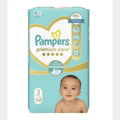 Pampers premium nr3 60cp