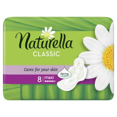 Naturella Classic Pads With Wings Camomile Maxi 8pcs