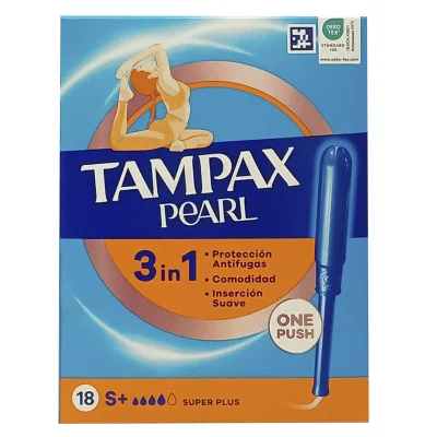 Tampax pearl 18 u. Super plus 3 in 1.