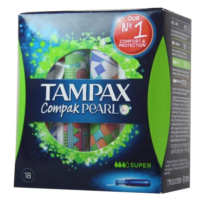 Tampax compak pearl 18 u. Super.