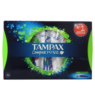 Tampax compak pearl 36 u. Super.