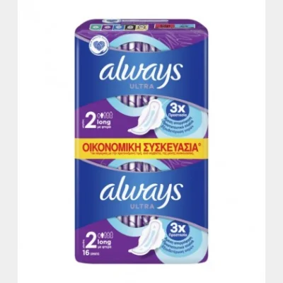 ALWAYS ΣΕΡΒΙΕΤΕΣ ULTRA LONG DUO 16Τ