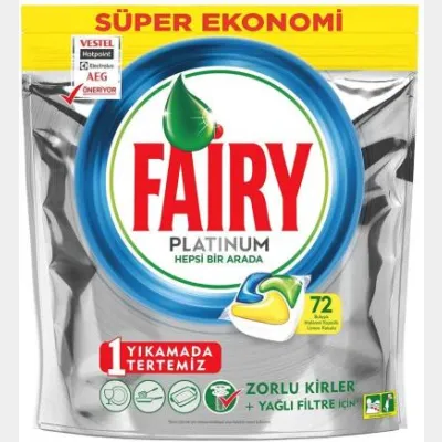 Fairy Tabs Platinum  72 pcs