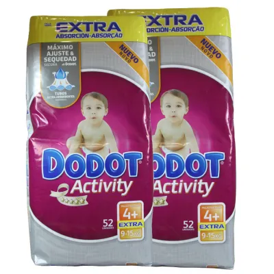 Dodot diapers 52 u. 10-15 kg. Activity size 4.