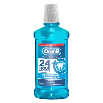 Oral-B Pro Expert Mouthwash Professional Protection Fresh Mint 500ml