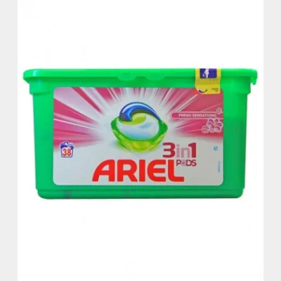ARIEL PODS 3in1 FRESH 38Μ ΚΑΨΟΥΛΕΣ 1026gr