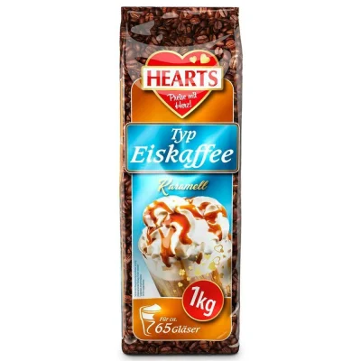 Hearts Cappuccino Ice Coffee Caramel 1kg
