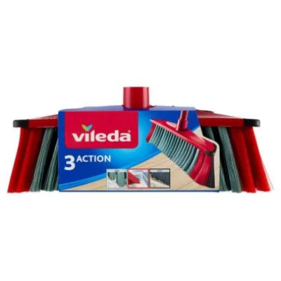 Vileda Scopa 3 Action senza Manico