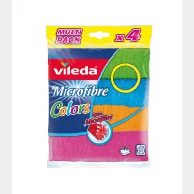 VILEDA MICROFIBER TOWEL COLORS 4T