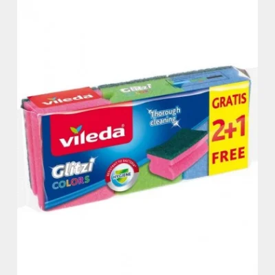VILEDA ΣΦΟΥΓΓΑΡΑΚΙΑ COLORS 2+1
