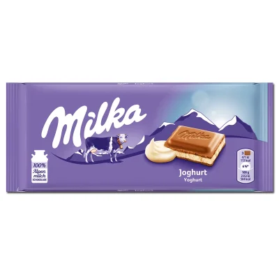 Milka Yogurt Chocolate Tablet 100g