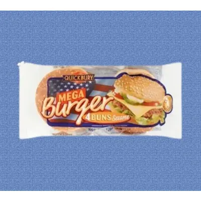Mega Burger 4Buns Sesame