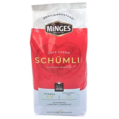 Minges Creme Schweizer Schümli II Coffee Beans 1000g