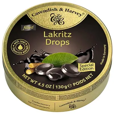 Cavendish & Harvey Liquorice Drops 130g