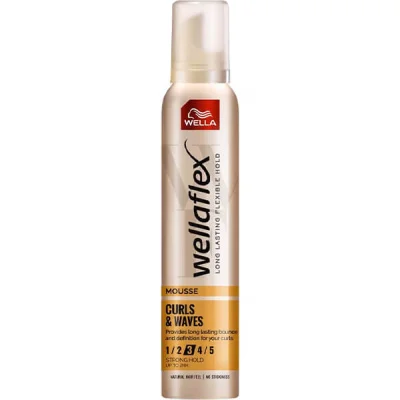 WELLAFLEX MOUSSE 200ml No3 CURLS & WAVES