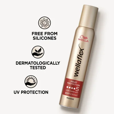 Wella Wellaflex Mousse Heat Protection 200ml