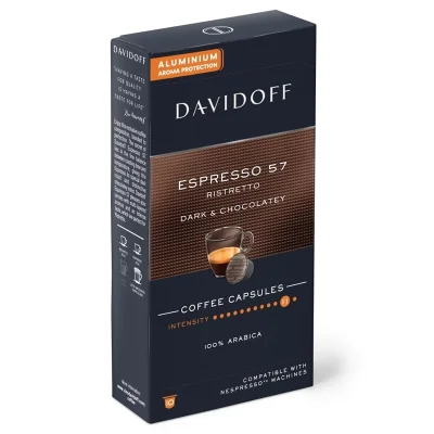 Davidoff Espresso 57 Ristretto Nespresso Capsules 10 Pack