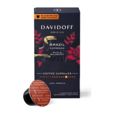 Davidoff 10CAPS. (55G) NESPRESSO ORIGINS BRAZIL /10