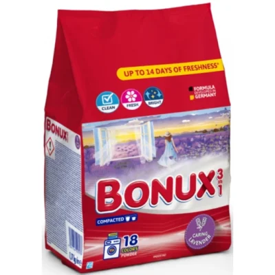 Bonux Auto Caring Lavender 18 Capsules 1.17kg