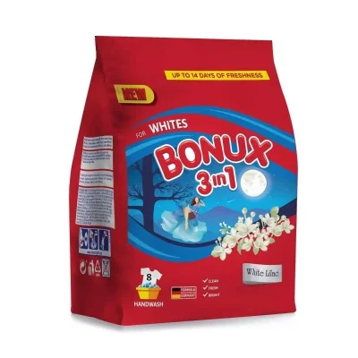 Bonux Manual White Liliac 8 Scoops 0.4kg