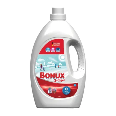 Bonux Gel Detergent White Polar Ice Fresh 72 PD 3.6l