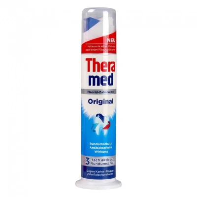 THERA MED TOOTHPASTE 100ML ORGINAL PUMP IMP 5294 0004