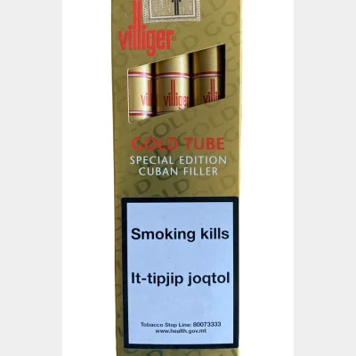 Villiger Gold Tube Cuban Filler x 3 pack