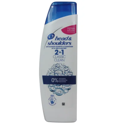 H&S shampoo 225 ml. Anti-dandruff classic 2 in 1.
