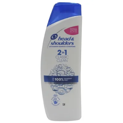 H&S shampoo 450 ml. Anti-dandruff classic clean 2 in 1.