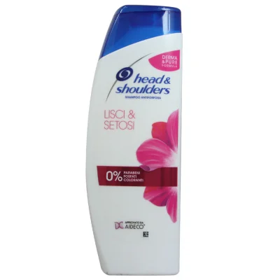 H&S shampoo 400 ml. Anti-dandruff silky smooth.
