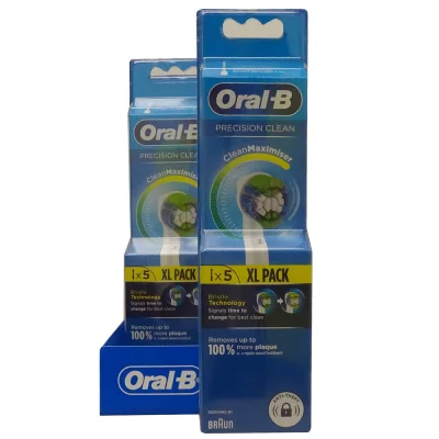 Oral B electric toothbrush refill 5 u. Precision Clean.