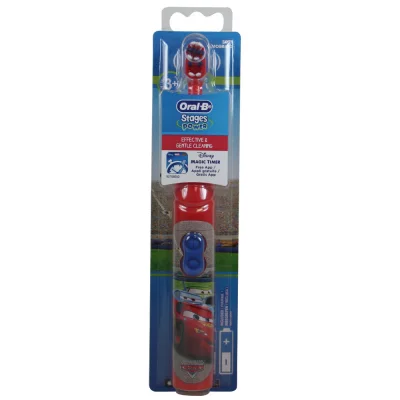 Oral B electric toothbrush. Mixed case princess and cars (with battery).