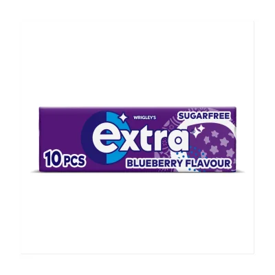 Extra Blueberry Sugarfree Chewing Gum 10 Pieces