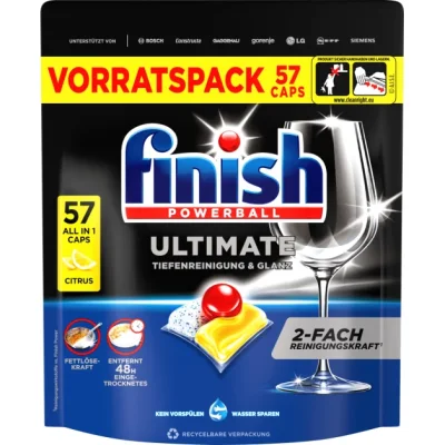Finish Ultimate All in 1 Lemon Tablets Value Pack