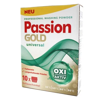 PASSION WASHING POWDER 600G UNIVERSAL 10 WASHES 6945