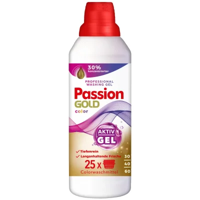 Passion Gold Washing Gel Color 25 Washes 1l