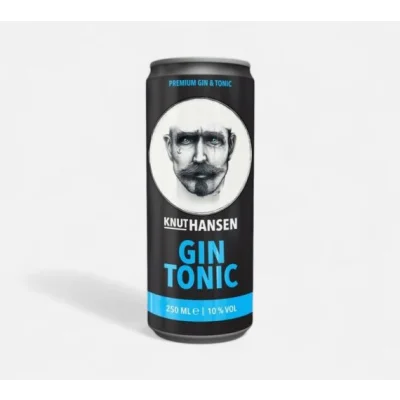 GIN Knut Hansen&Tonic Water 250mL 10% Alc