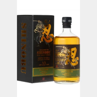 Shinobu 10 Years Pure Malt Lightly Peated Japanese Whisky +GB 43% 70cl