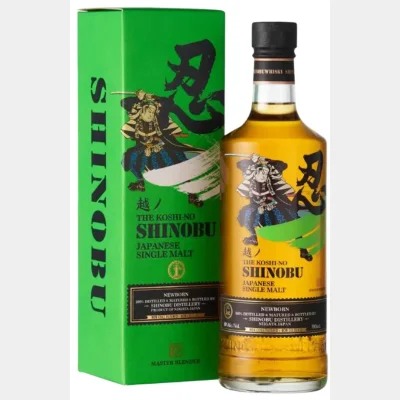 Shinobu Single Malt Newborn Whisky + GB 43% 70cl