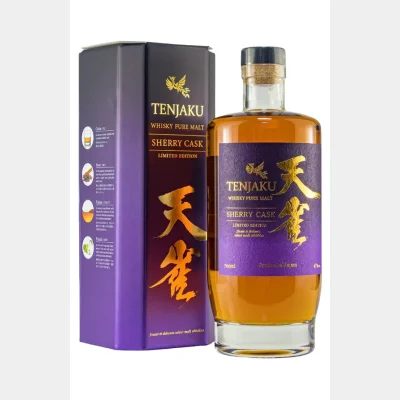 Tenjaku Pure Malt Sherry Cask Whisky + GB 43% 70cl