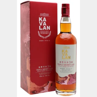 Kavalan Triple Sherry Cask + GB 40% 70cl