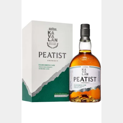 Kavalan Peatist Ex Bourbon Cask 54% 70cl